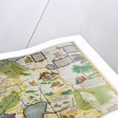 Map of the Russian Empire, 1588 by Abraham Ortelius