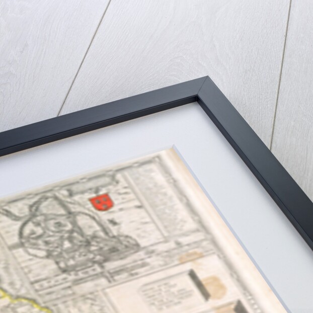 Map of Northumberland by John Speed