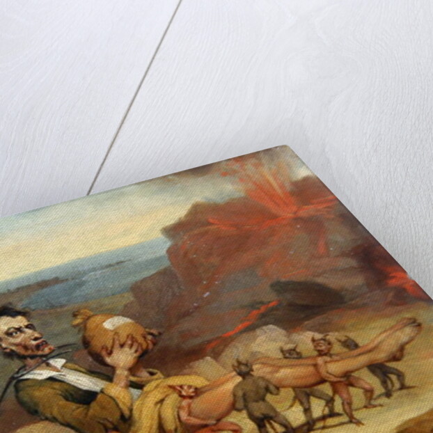 A caricature of Edward George Bulwer Lytton c.1840 by Hablot Knight Browne