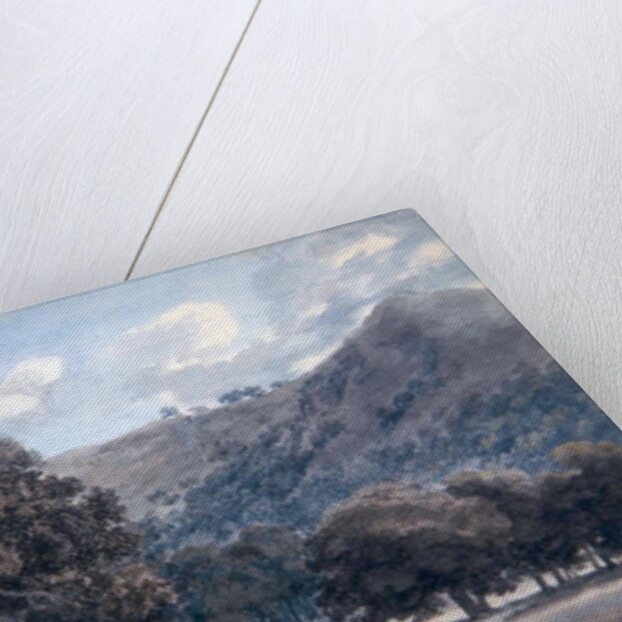 Il Parco da Degle' Astroni - The Wooded Crater Bottom with Hunt in Progress, 1783 by John Robert Cozens