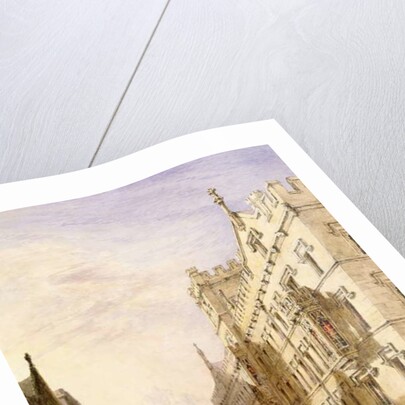 Exeter College, Oxford, 1835 by Joseph Murray Ince