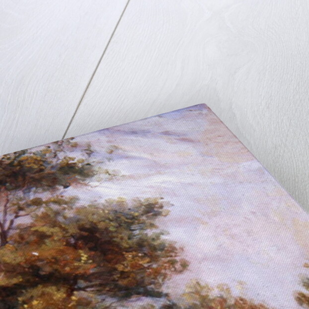 Landscape with Trees and Figures by Thomas Churchyard