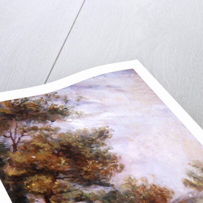 Landscape with Trees and Figures by Thomas Churchyard