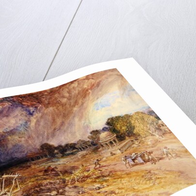 Dust Storm Coming on, near Jaipur Rajputana, 1863 by William 'Crimea' Simpson