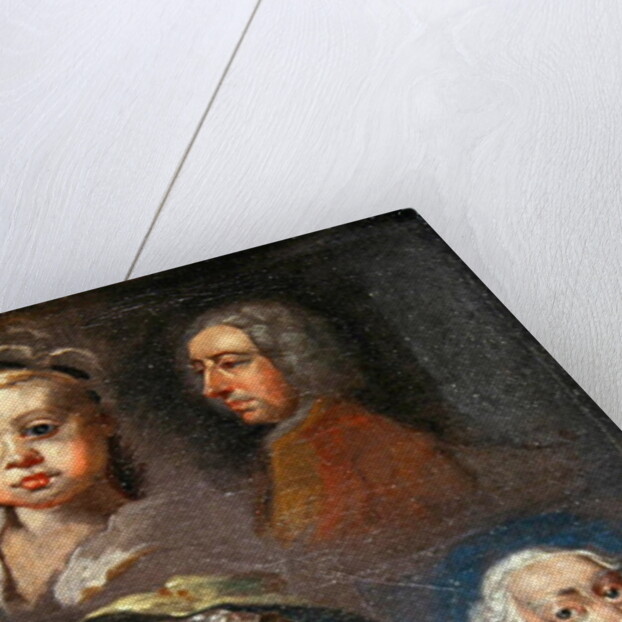 Study of Heads by William Hogarth