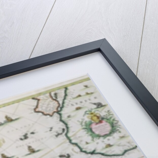 America, plate 84 by Nicolaes the Younger Visscher