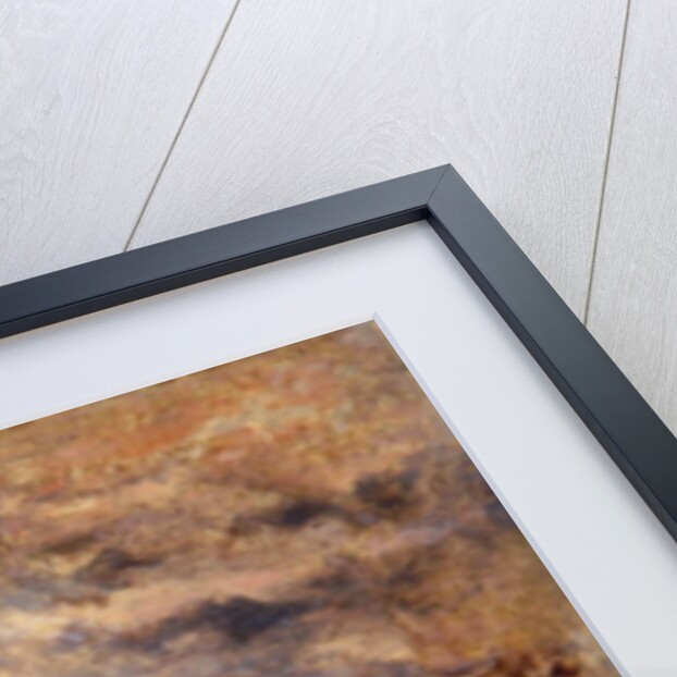 A River Landscape, Sunset by John Linnell