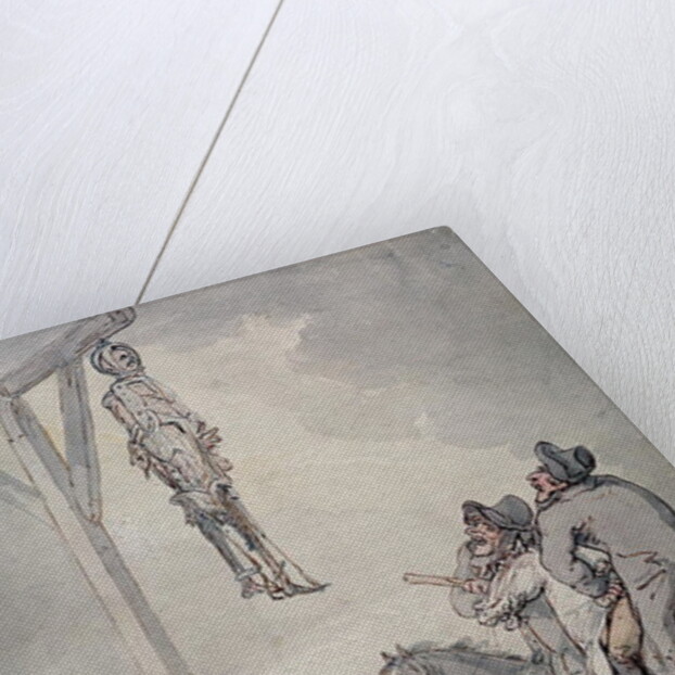 The Gibbet by Thomas Rowlandson