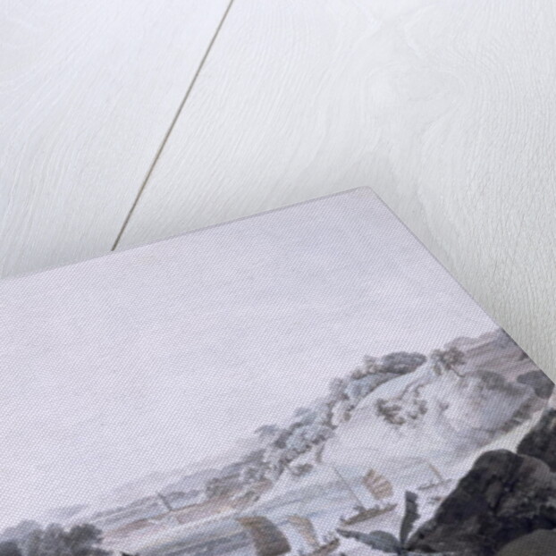 View of Some-Cheon on French Island, taken from Danes Island, China, 1793-94 by Thomas Daniell