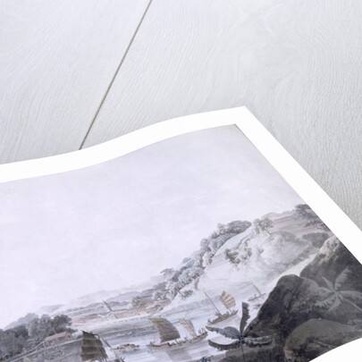 View of Some-Cheon on French Island, taken from Danes Island, China, 1793-94 by Thomas Daniell