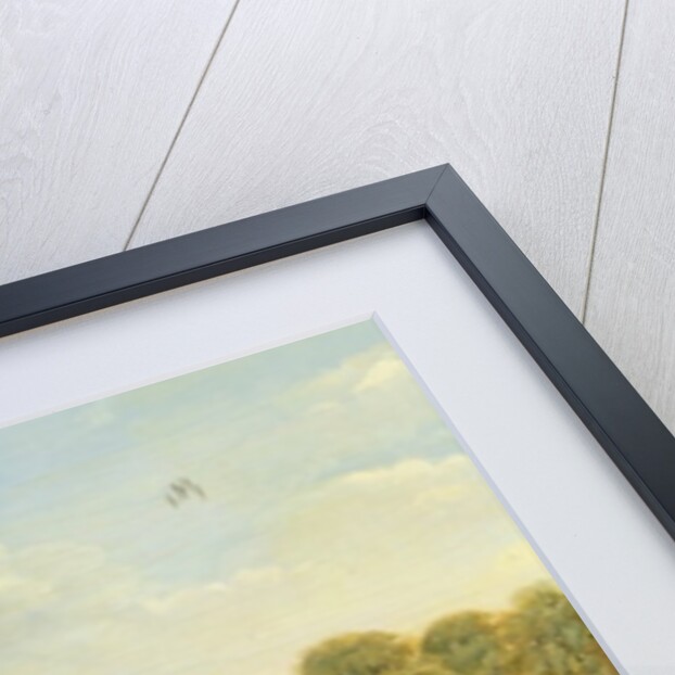 The Old Parish Church and Village, Hampton-on-Thames, Middlesex by English School