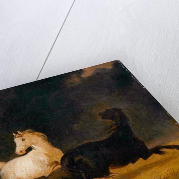 Horses in a Thunderstorm, 1823 by Thomas Woodward