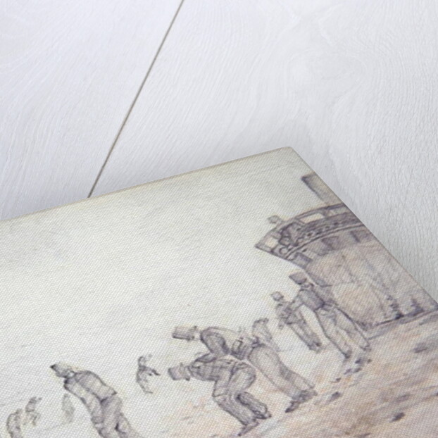 Sailors Playing at Leap Frog by Captain George Francis Lyon