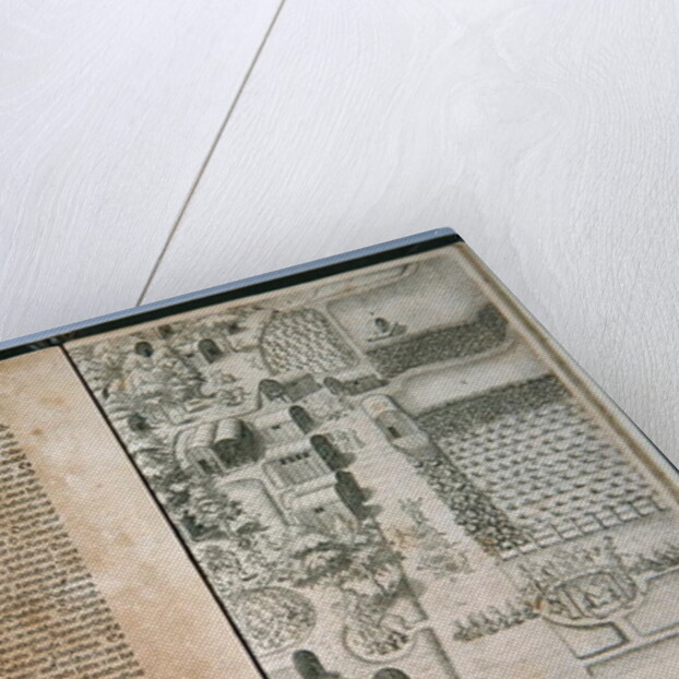 Page XIX with Secota Village by Theodor de Bry