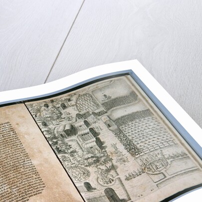 Page XIX with Secota Village by Theodor de Bry