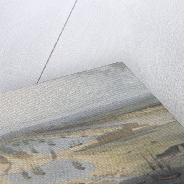 West India Trade Docks by William Daniell