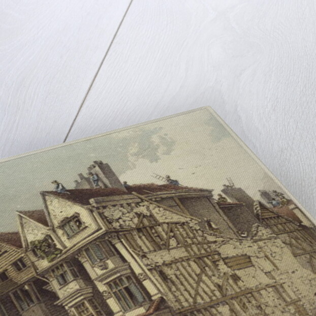 Houses lately standing on the North Side of Long Land, Smithfield, 1813 by John Thomas Smith