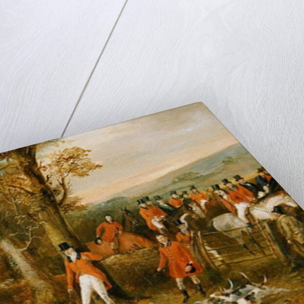 The Berkeley Hunt: The Death, 1842 by Francis Calcraft Turner