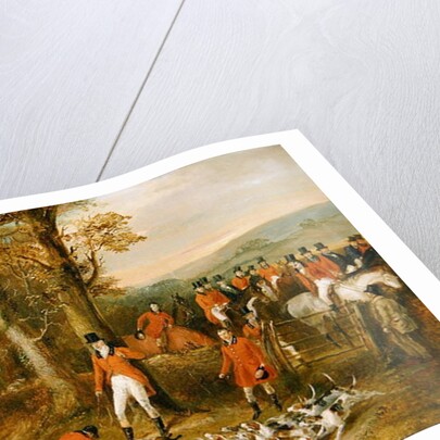 The Berkeley Hunt: The Death, 1842 by Francis Calcraft Turner