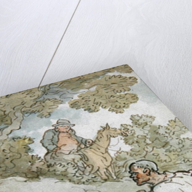 The Hedger and Ditcher by Thomas Rowlandson