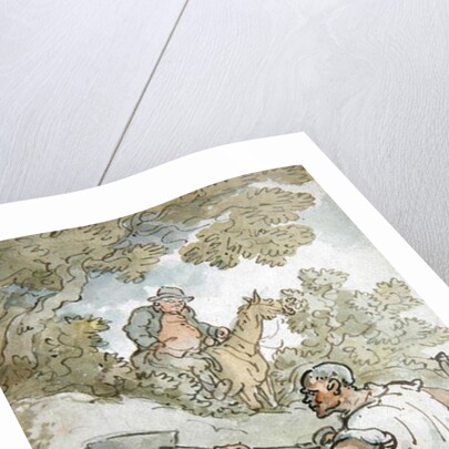 The Hedger and Ditcher by Thomas Rowlandson