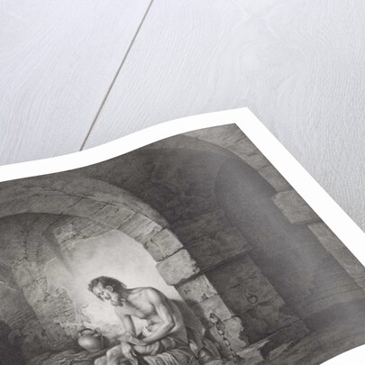 The Captive, engraved by Thomas Ryder 1786 by Joseph Wright of Derby