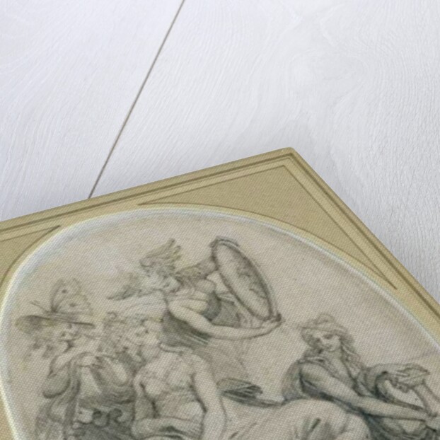 Drawing for the frontispiece of 'The Botanic Garden', by Erasmus Darwin by Henry Fuseli