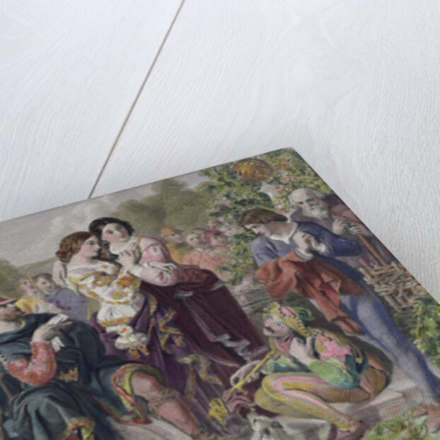 Orlando and the Wrestler by Daniel Maclise