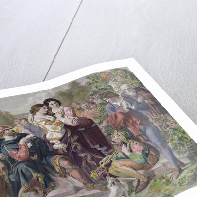 Orlando and the Wrestler by Daniel Maclise