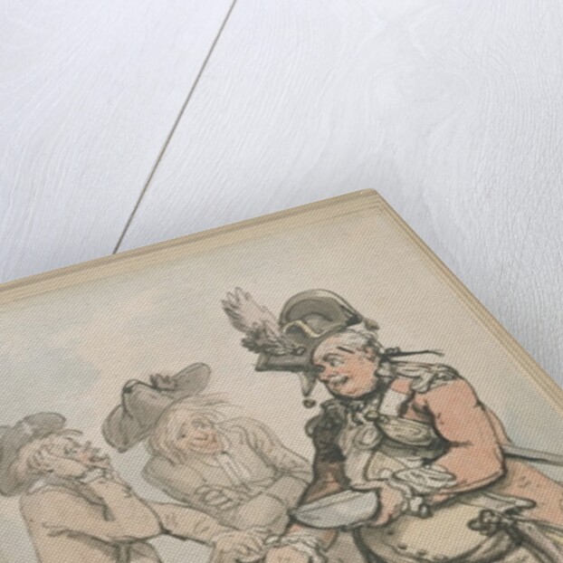 The Recruiting Sergeant, c.1790 by Thomas Rowlandson