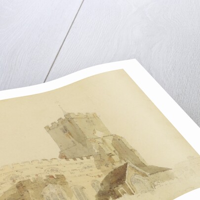 Writtle Church, Essex, c.1795 by Thomas Girtin