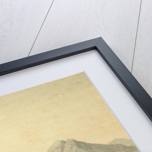 Mountain of Rigi and the Ancient Castle of Hapsbourg on the Lake of Lucerne by Thomas Sunderland