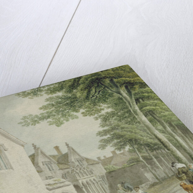 Alms Houses in St. Cuthbert's Churchyard, Wells by Michael Rooker