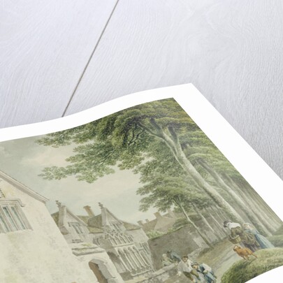 Alms Houses in St. Cuthbert's Churchyard, Wells by Michael Rooker