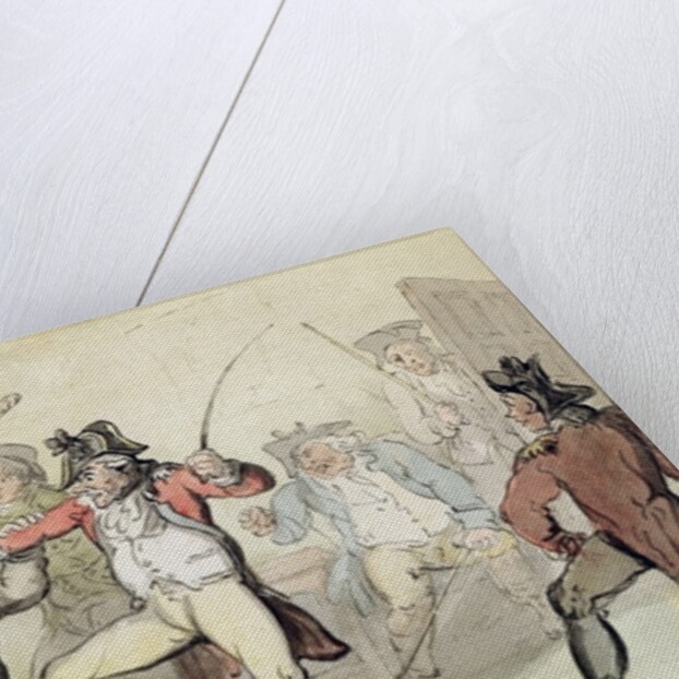 Cheating at Cards by Thomas Rowlandson