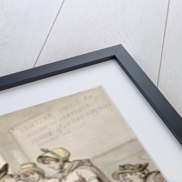 Register Office for the Hiring of Servants, c.1805 by Thomas Rowlandson