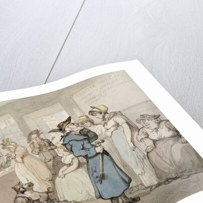 Register Office for the Hiring of Servants, c.1805 by Thomas Rowlandson