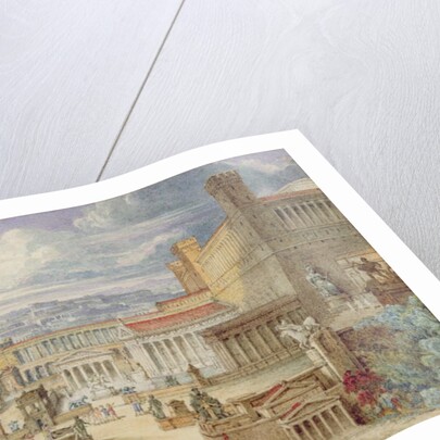 A Scene in Ancient Rome, 1830 by Joseph Michael Gandy