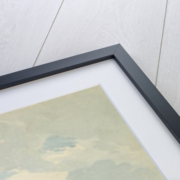 The Tithe Barn at Abbotsbury with the Abbey on the hill..., c.1795 by Thomas Girtin