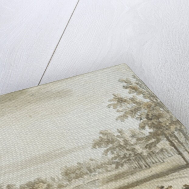 The Rotunda and the Queen's Theatre, Stowe, 1753 by Jean Baptiste Claude Chatelain