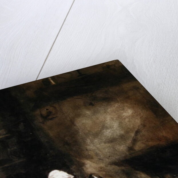 A Woman and Child by a Hearth, 1842 by William Evans