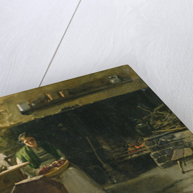 Peeling Potatoes by Frank Holl