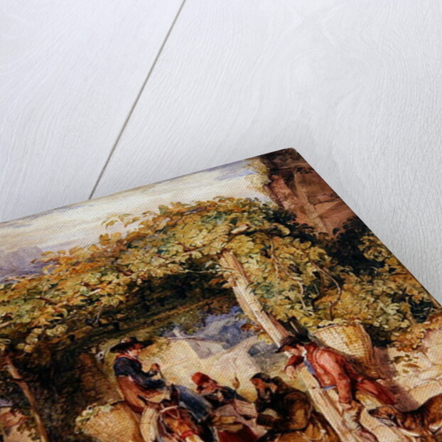 Figures and Animals in a Vineyard, c.1829 by John Frederick Lewis