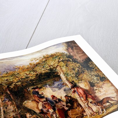 Figures and Animals in a Vineyard, c.1829 by John Frederick Lewis