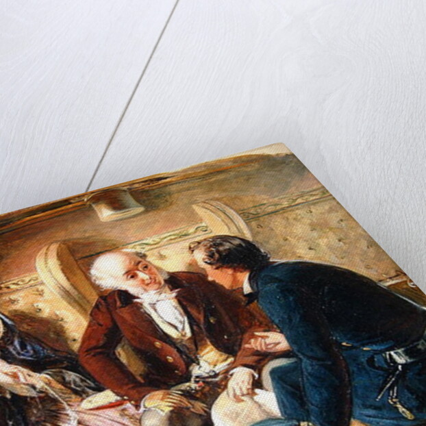 First Class - The Meeting 'And at first meeting loved.', 1855 by Abraham Solomon