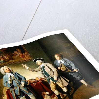 Edward Shuter, John Beard and John Dunstall in Isaac Bickerstaffe's 'Love in a Village', 1767 by Johann Zoffany