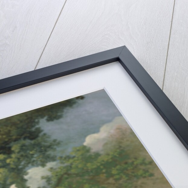 A Young Man with his Indian servant holding a portfolio by John Hamilton Mortimer