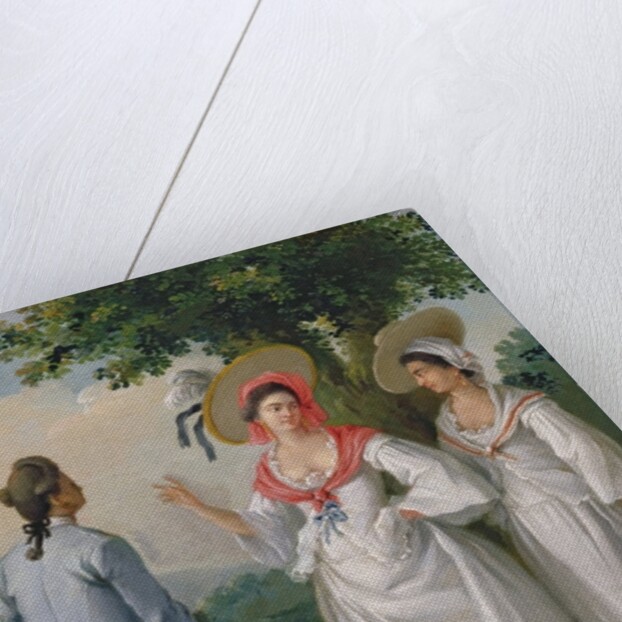 Free West Indian Creoles in elegant dress, c.1780 by Agostino Brunias