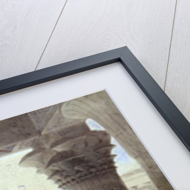 View from under the Portico of the Temple of Edfu, Upper Egypt, 1846 by David Roberts