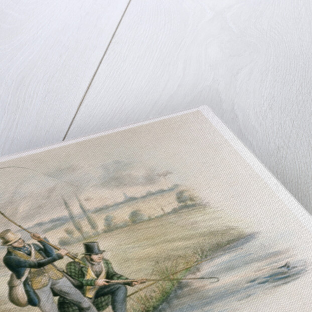 Jack Fishing, Lea Bridge by Henry Heath